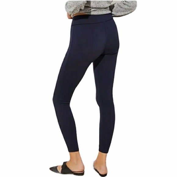 Loft Navy Blue Ponte Leggings 